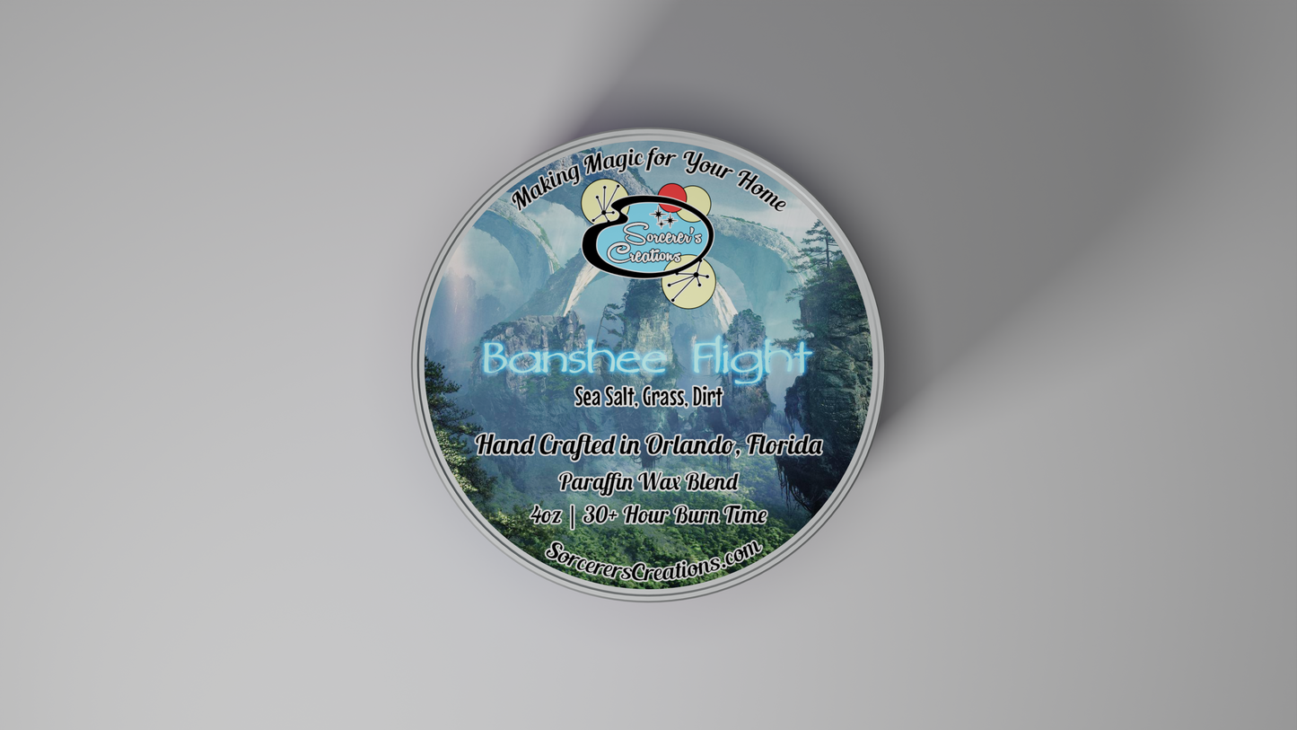 Banshee Flight Small Candle