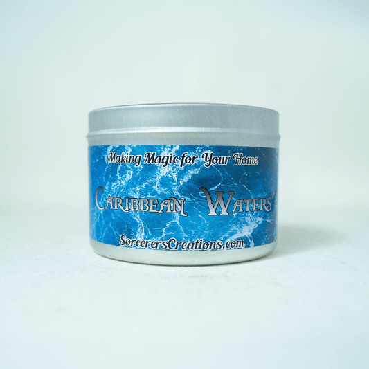 Caribbean Waters Small Candle