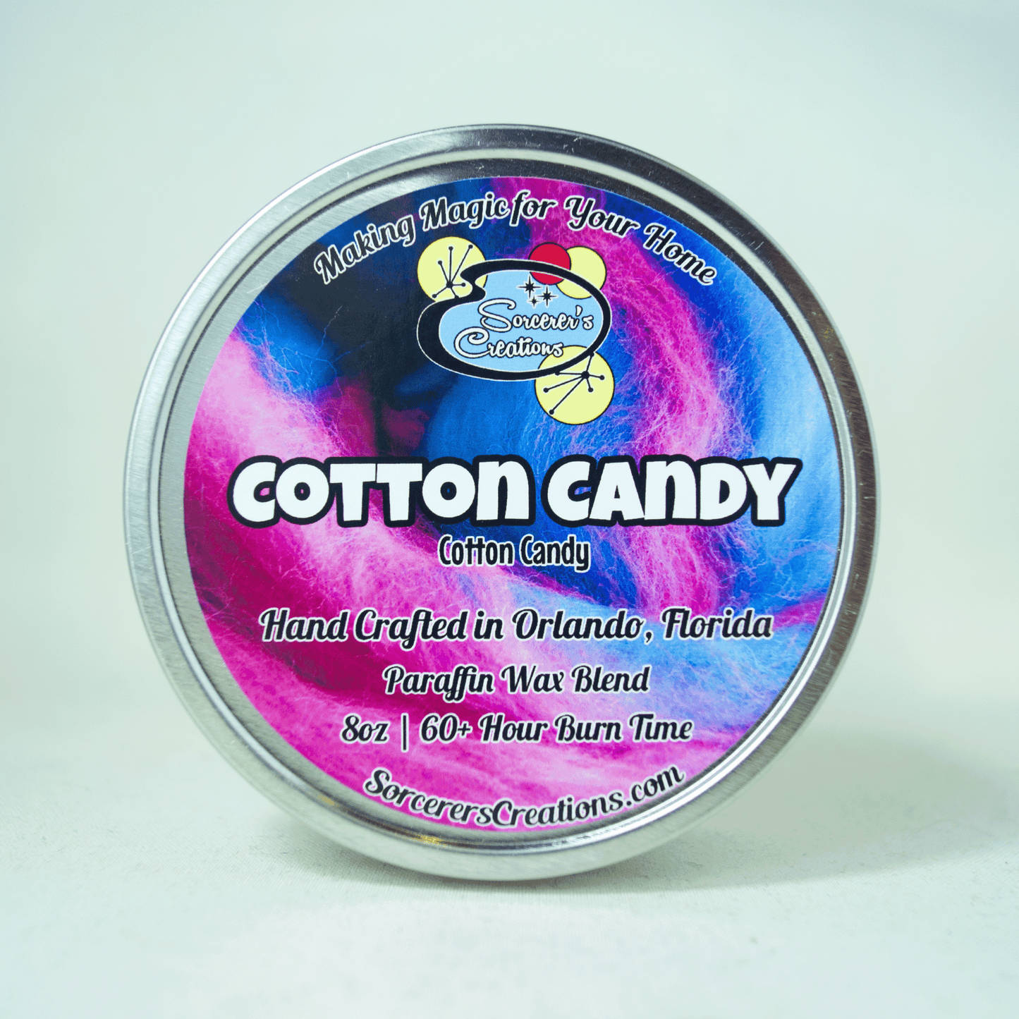 Cotton Candy Large Candle