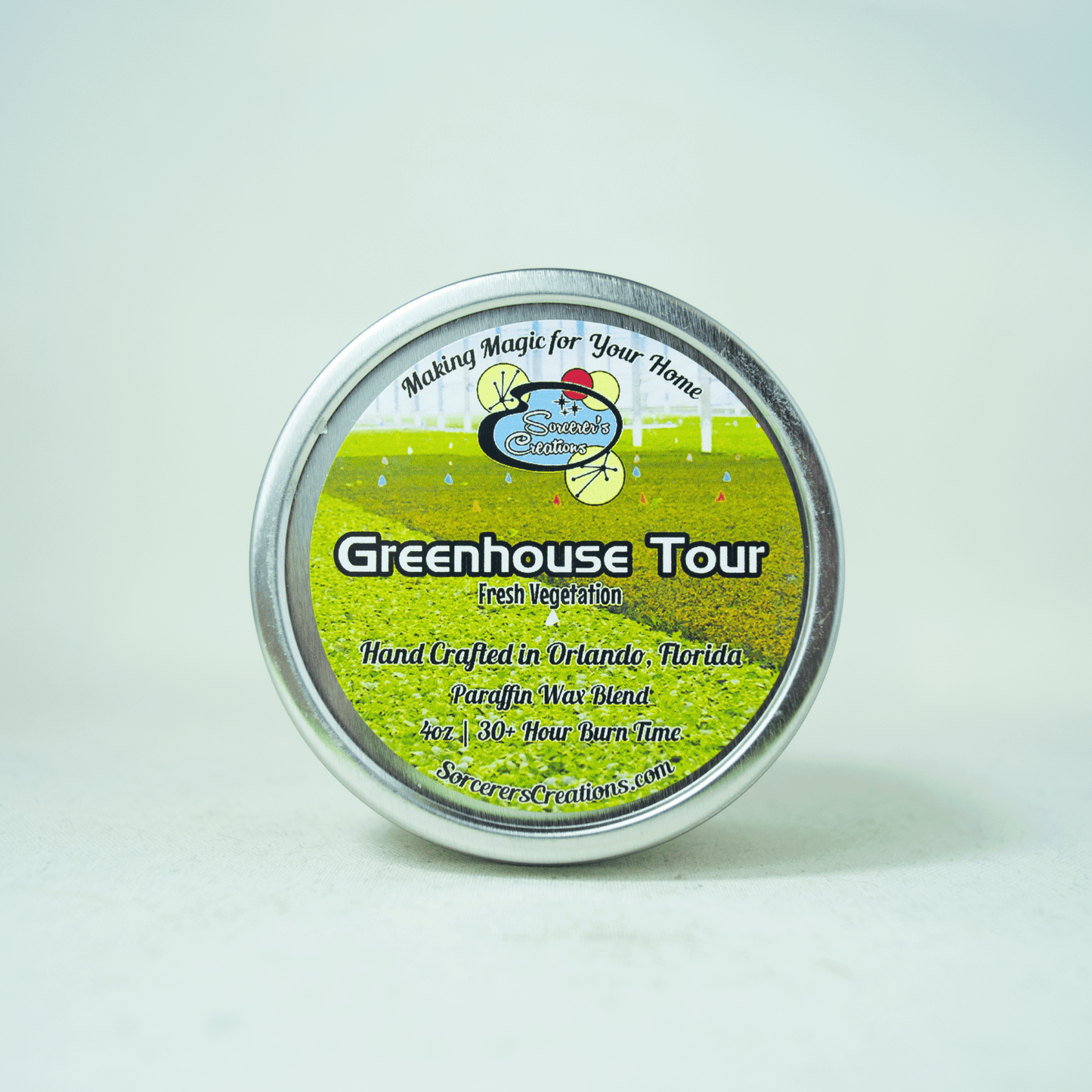 Greenhouse Tour Small Candle