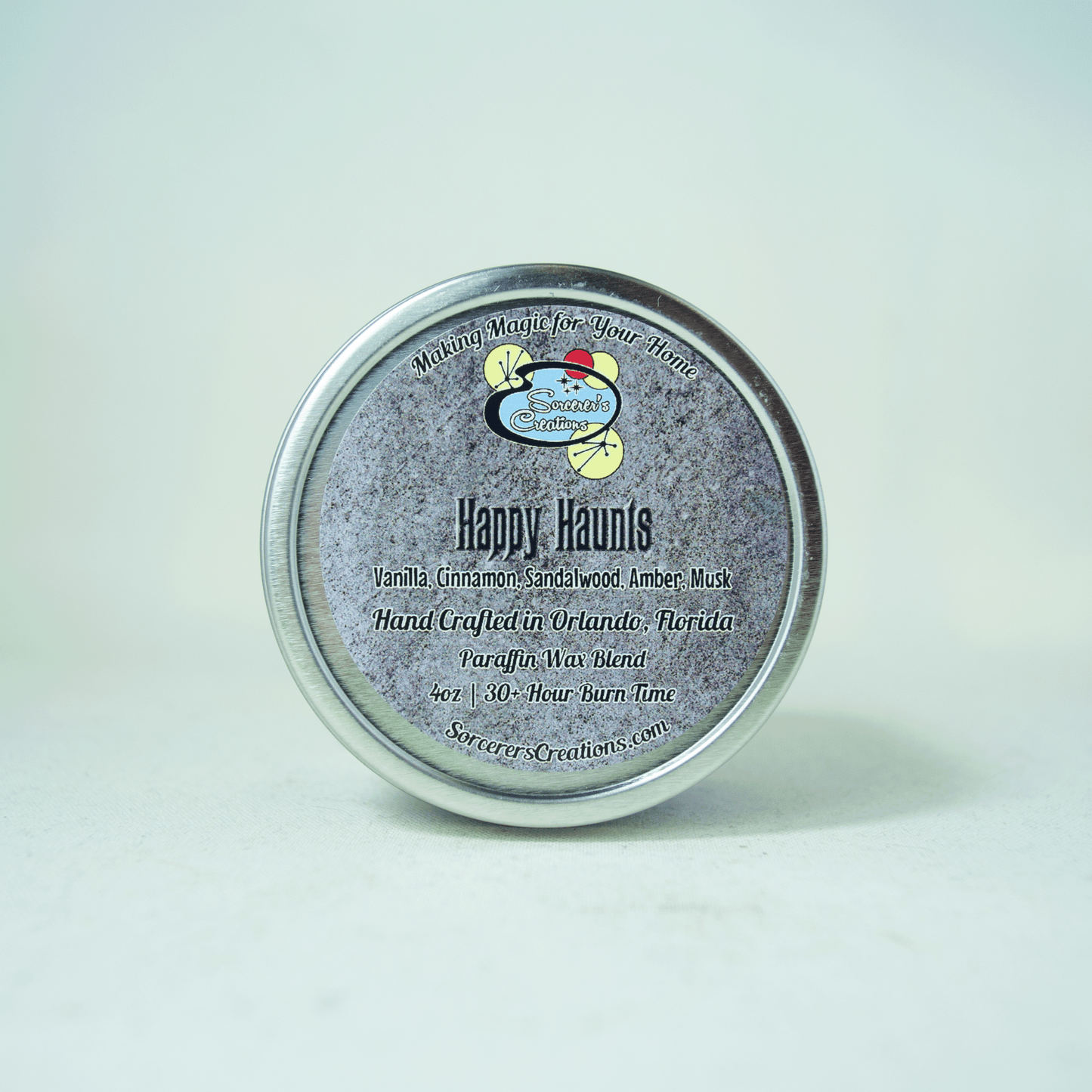 Happy Haunts Small Candle