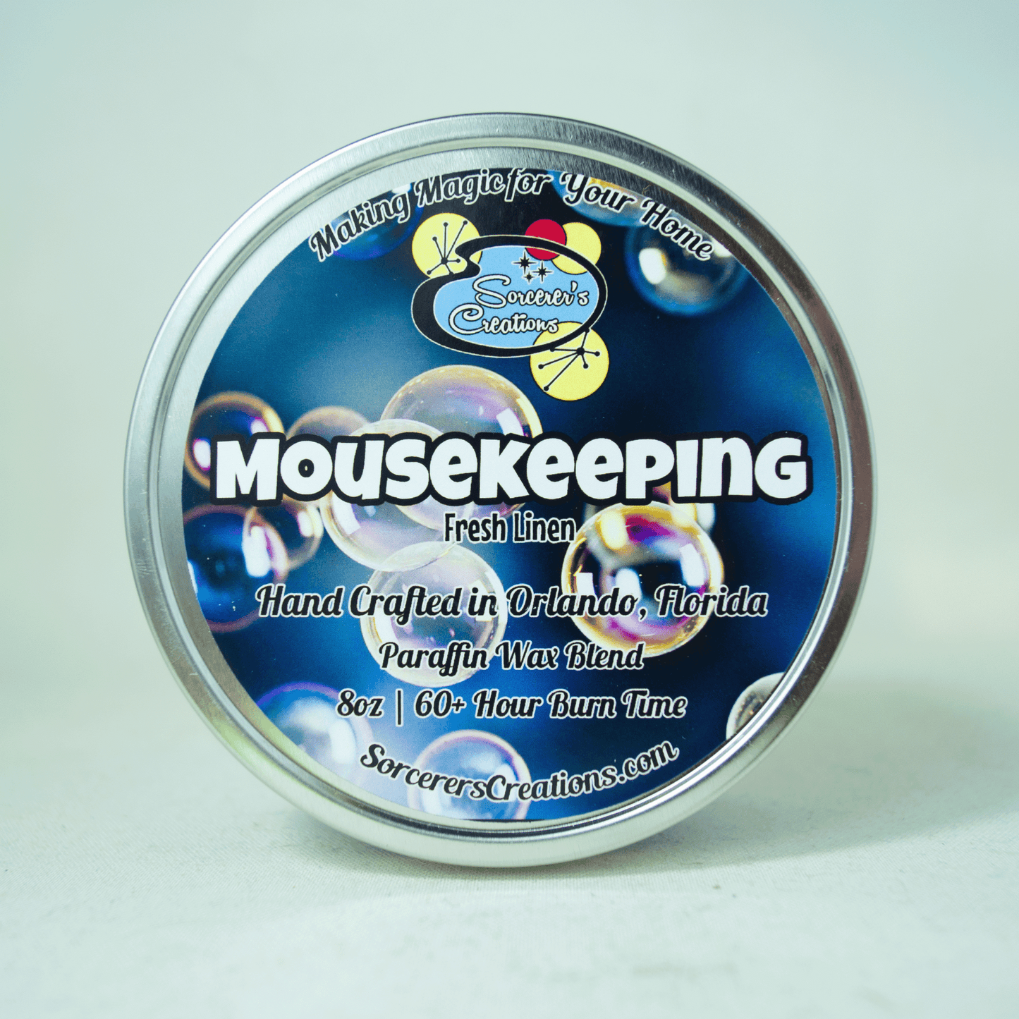 Mousekeeping Large Candle