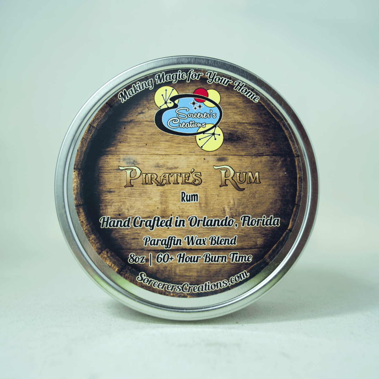Pirate's Rum Large Candle