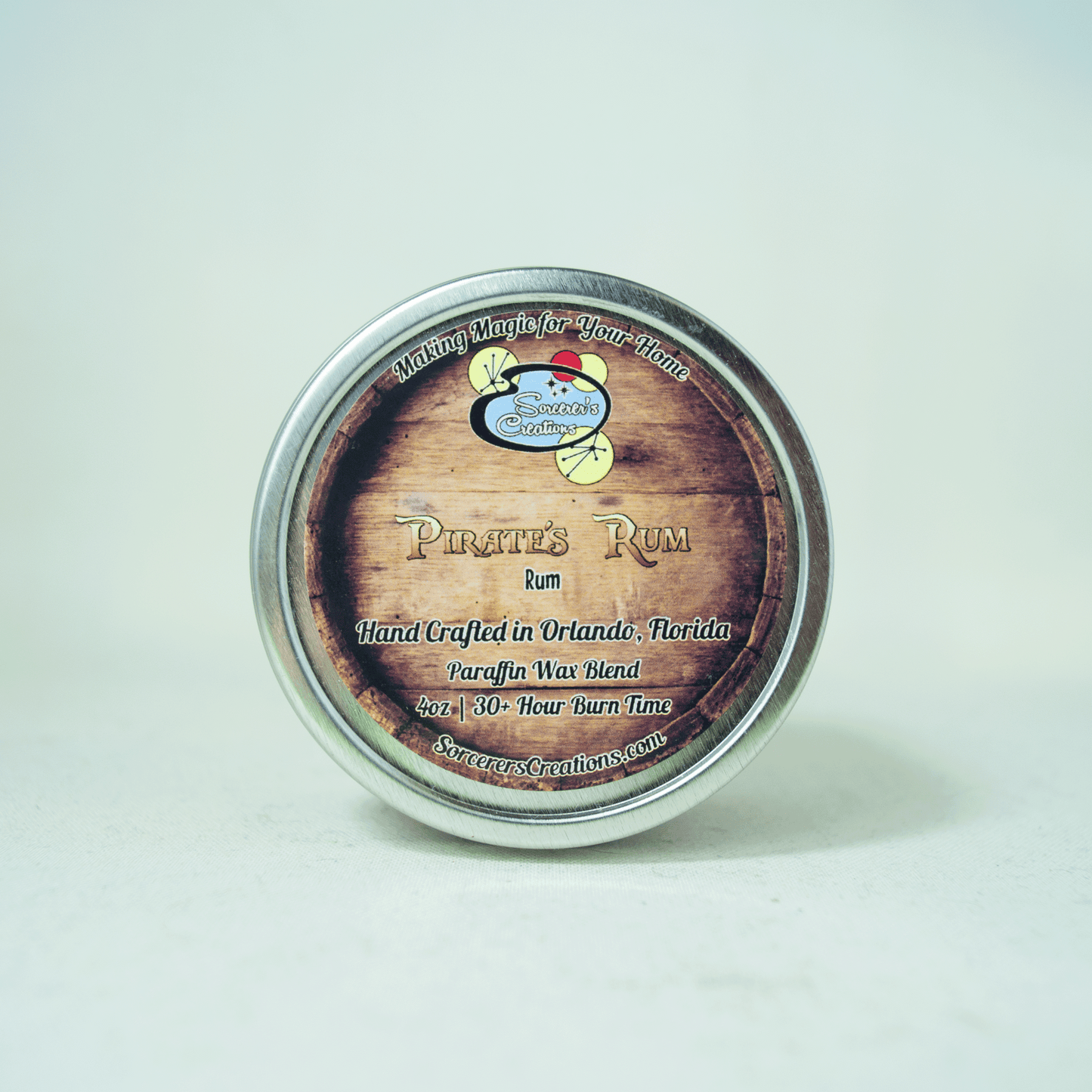 Pirate's Rum Small Candle