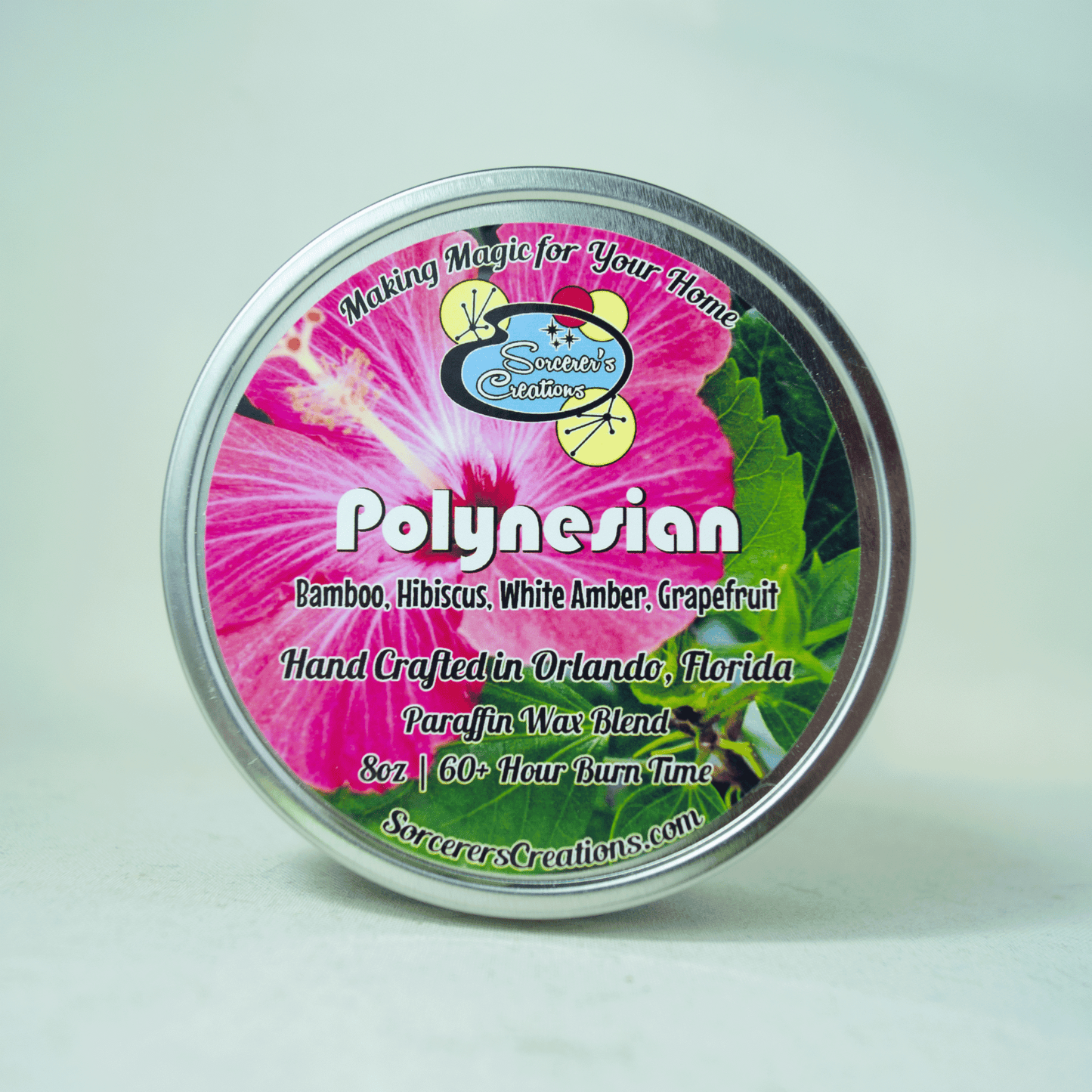 Polynesian Large Candle