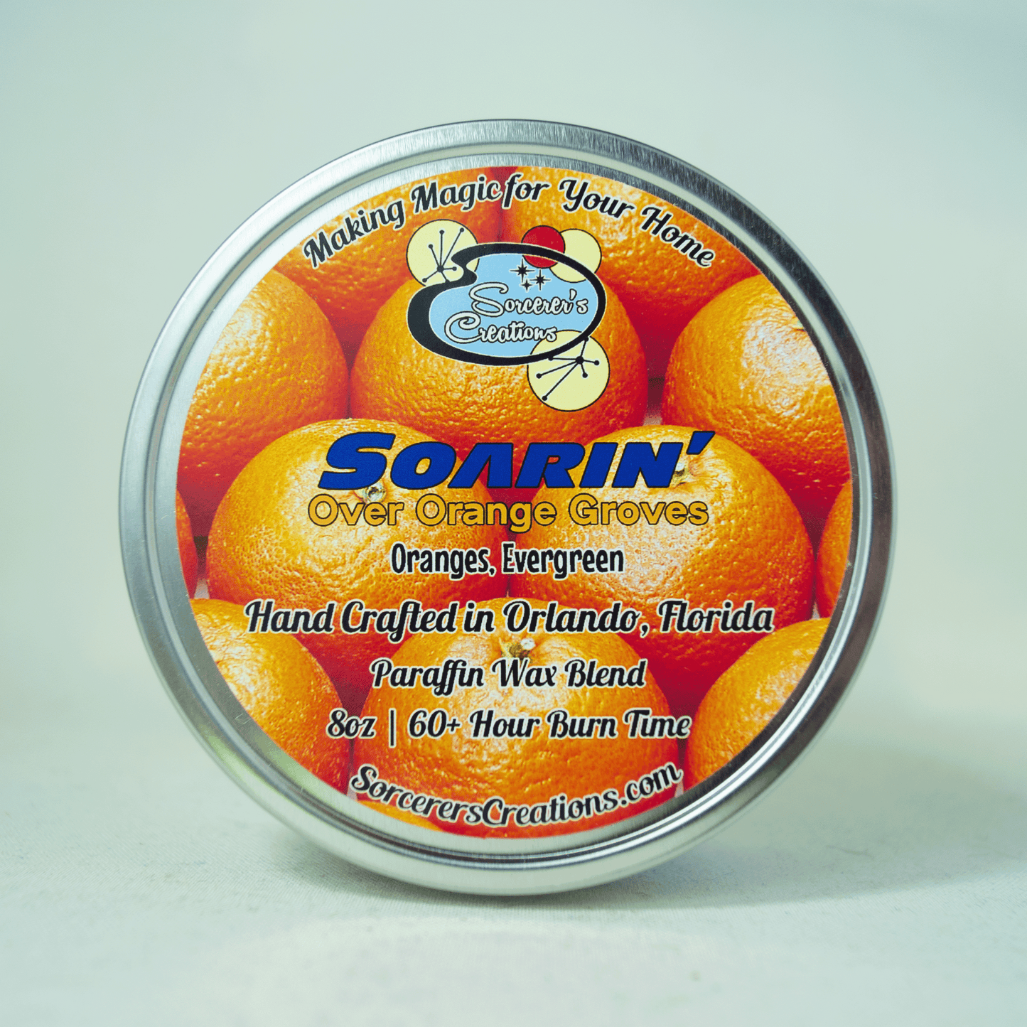Soarin' Over Orange Groves Large Candle