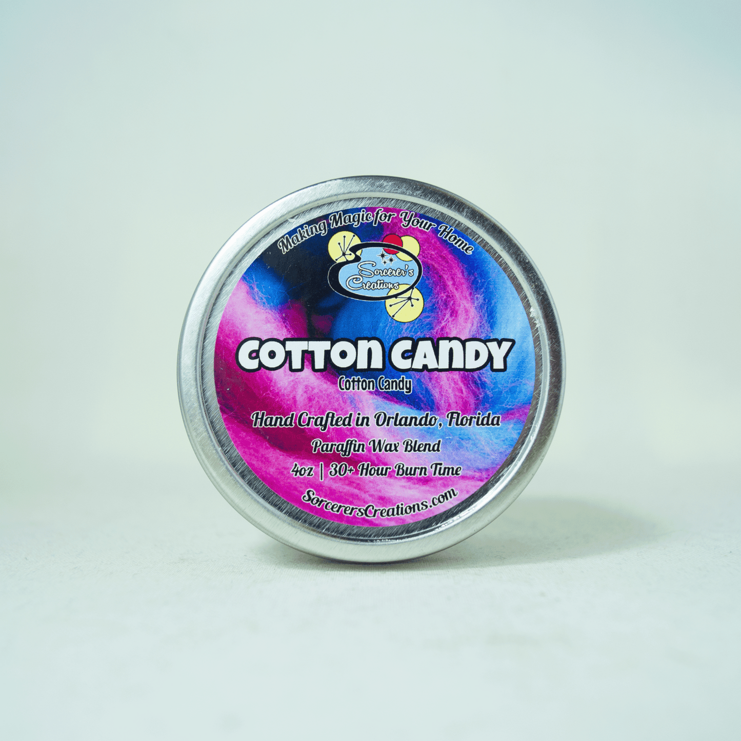 Cotton Candy Small Candle